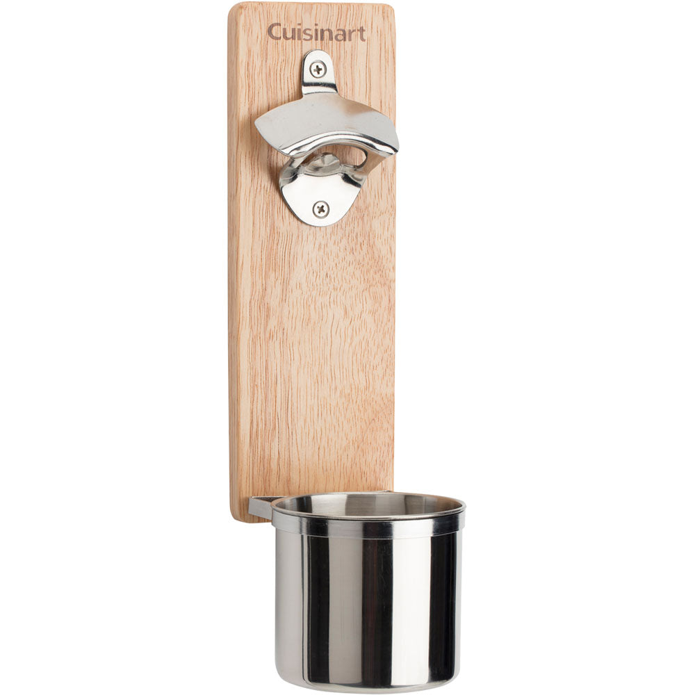 Cuisinart Grill CCH-420 Magnetic Bottle Opener & Cup Holder, Catches the Caps, Hold Cans Too