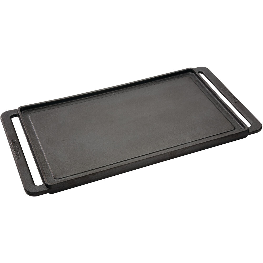 Cuisinart Grill CCP-2000 Reversible Cast Iron Griddle Plate, 2-in-1 Design