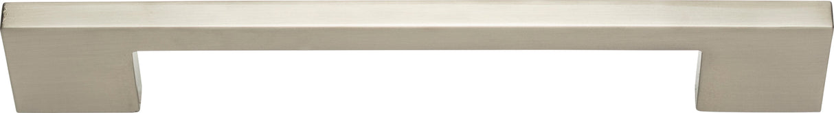 Atlas Homewares Thin Square Pull 7 9/16 Inch (c-c) Brushed Nickel