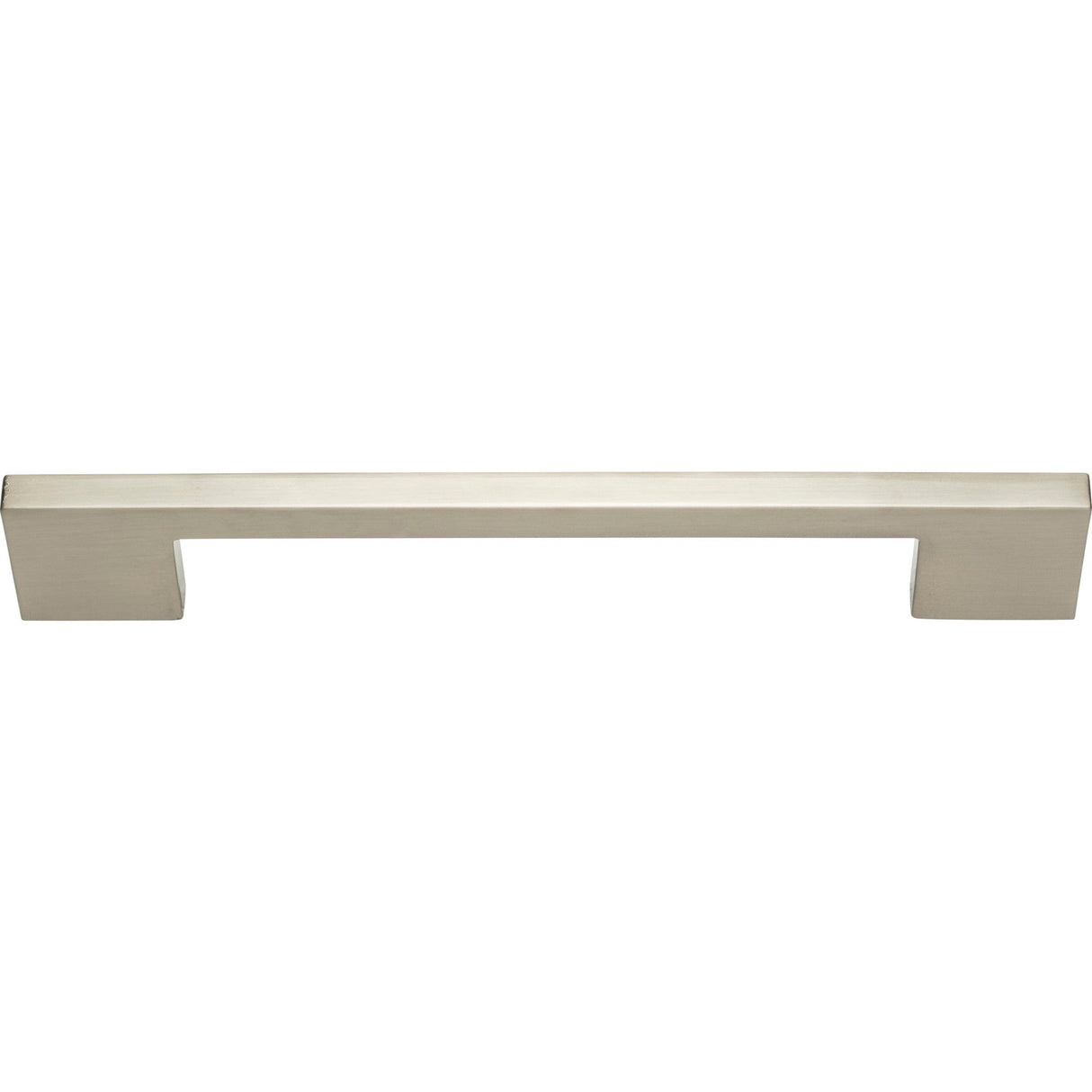 Atlas Homewares Thin Square Pull 7 9/16 Inch (c-c) Brushed Nickel