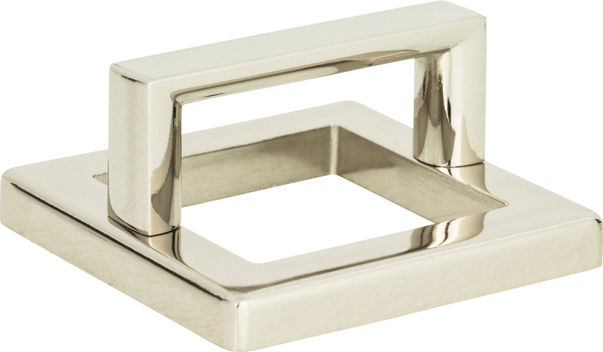Atlas Homewares Tableau Square Base and Top 1 13/16 Inch (c-c) Polished Nickel