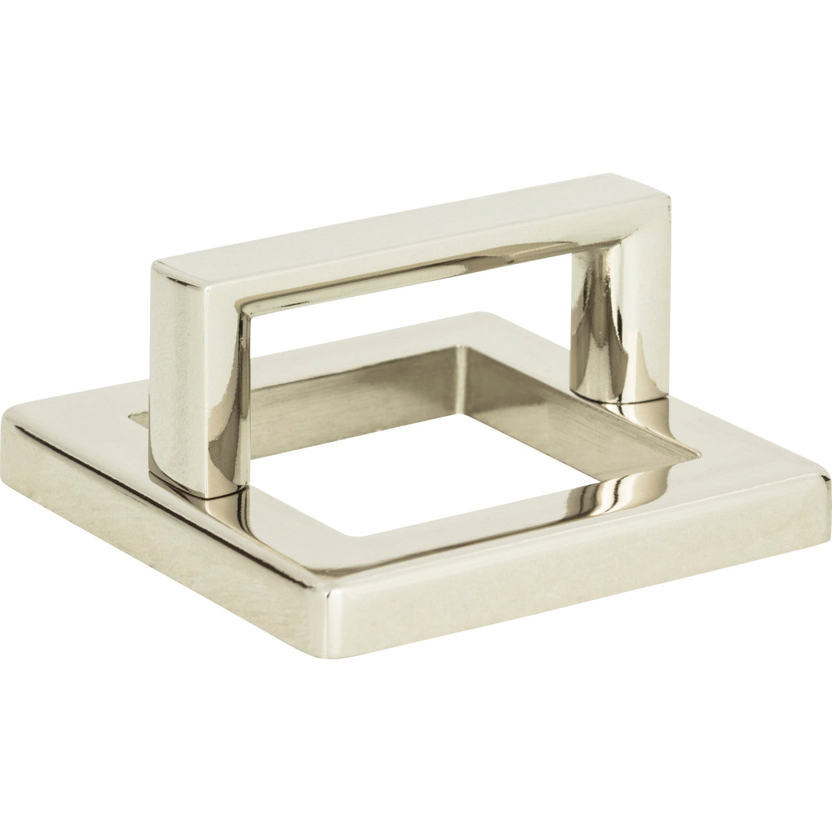 Atlas Homewares Tableau Square Base and Top 1 13/16 Inch (c-c) Polished Nickel