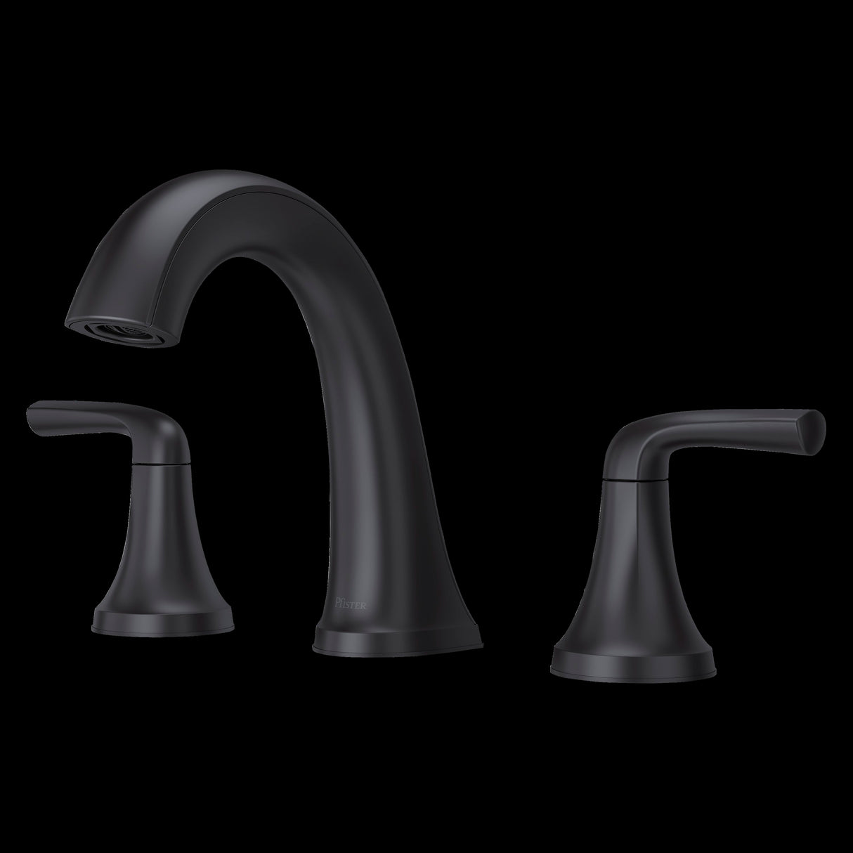 McAllen 2-Handle 8" Widespread Bathroom Faucet in Matte Black