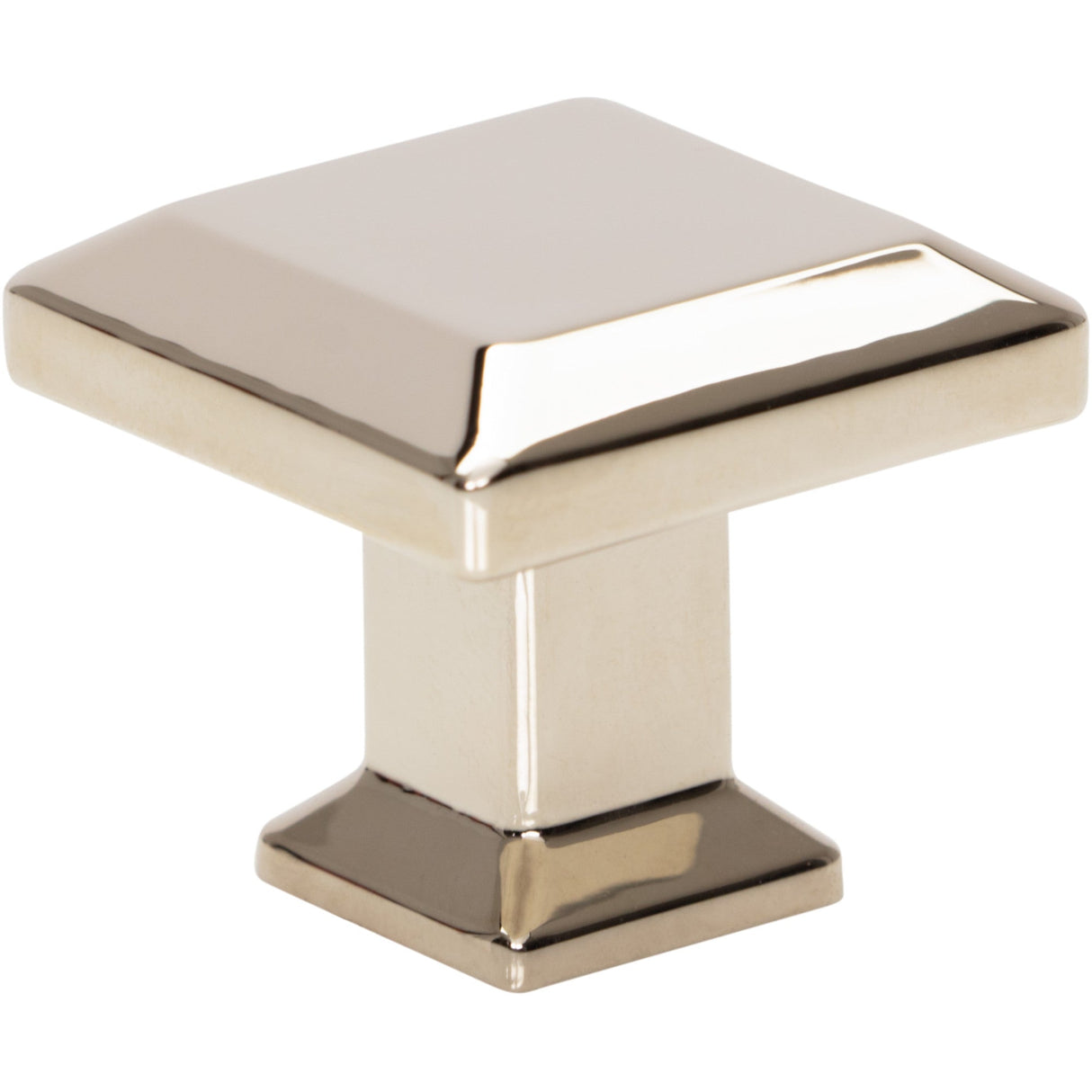 Atlas Homewares Sweetbriar Lane Square Knob 1 1/4 Inch Polished Nickel