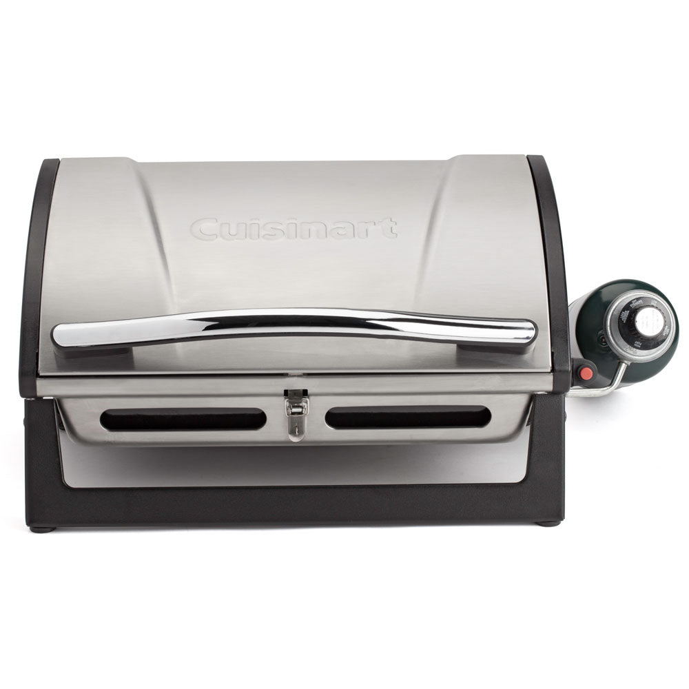 Cuisinart Grill CGG-059 Grillster Portable Gas Grill, 16" Diameter, Enameled Grate, Hinged Lid