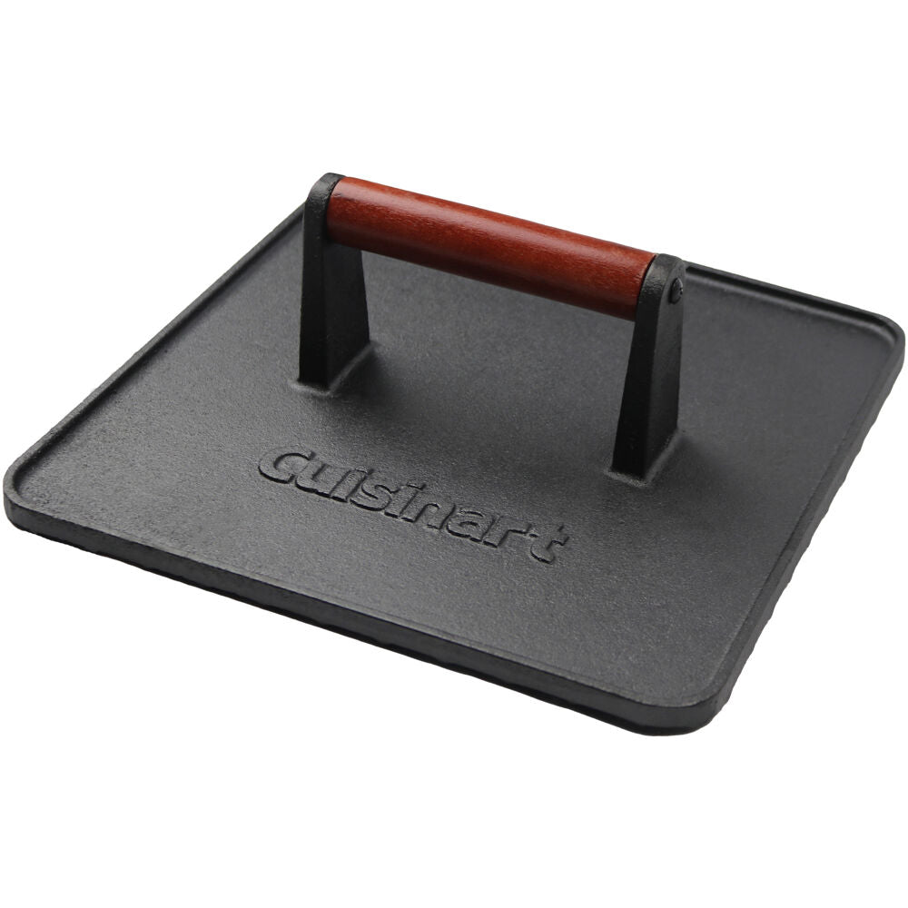 Cuisinart Grill CGPR-223 XL Cast Iron Griddle Press 10" x 10"