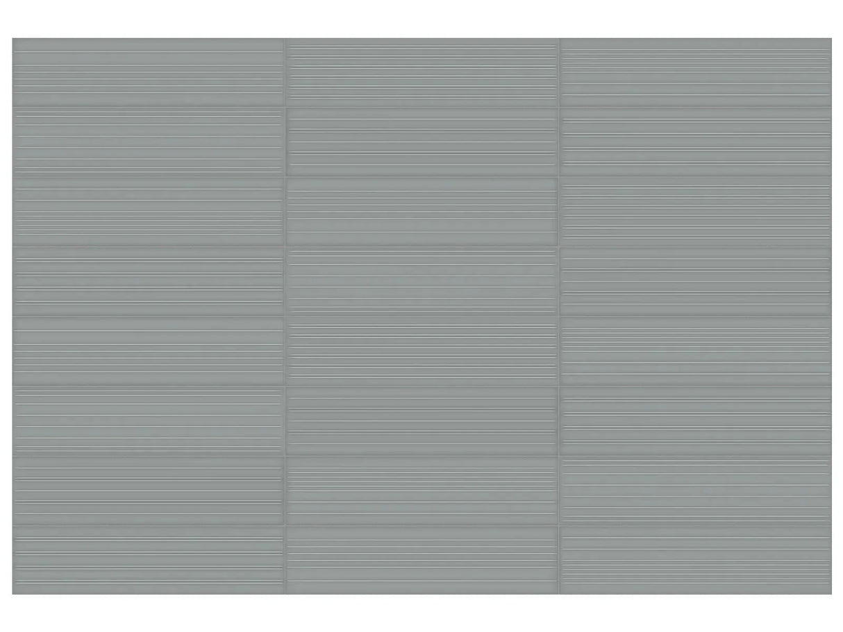 Anatolia Geometra 3X12 Divide Charcoal Glossy Ceramic Wall Tile 4000-0313-0 Charcoal Divide 3x12 - premium natural stone mosaic tile from Anatolia Tile, available at PoshHaus showroom in Keene, NH