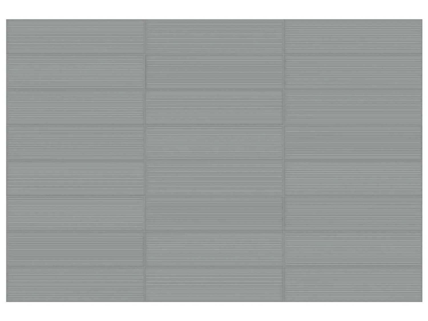 Anatolia Geometra 3X12 Divide Charcoal Glossy Ceramic Wall Tile 4000-0313-0 Charcoal Divide 3x12 - premium natural stone mosaic tile from Anatolia Tile, available at PoshHaus showroom in Keene, NH