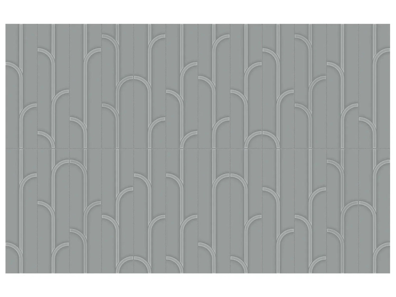 Anatolia Geometra 3X12 Ivy Charcoal Glossy Ceramic Wall Tile 4000-0308-0 Charcoal Ivy 3x12 - premium natural stone mosaic tile from Anatolia Tile, available at PoshHaus showroom in Keene, NH
