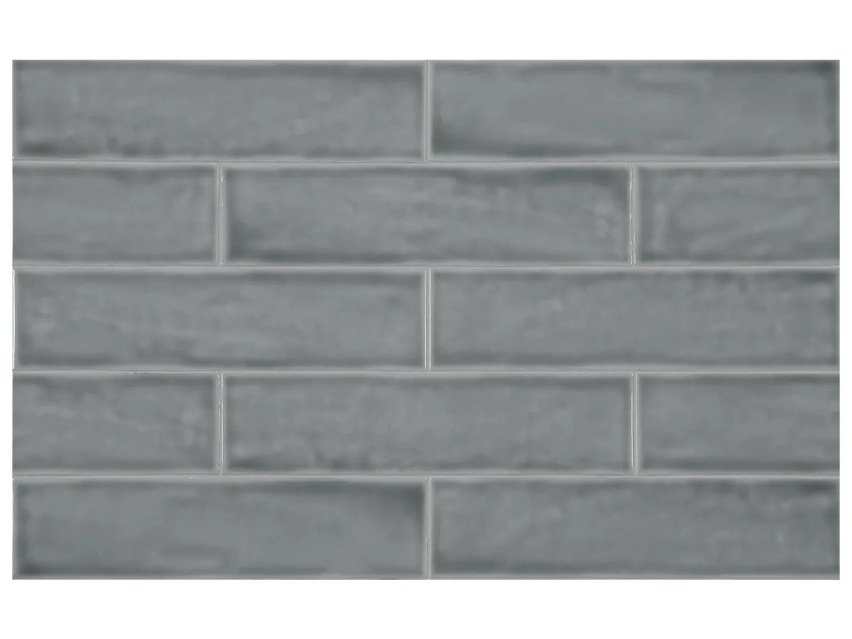 Anatolia Tile 3X12 Teramoda Charcoal Glossy 4000-0249-0 Charcoal - premium natural stone mosaic tile from Anatolia Tile, available at PoshHaus showroom in Keene, NH