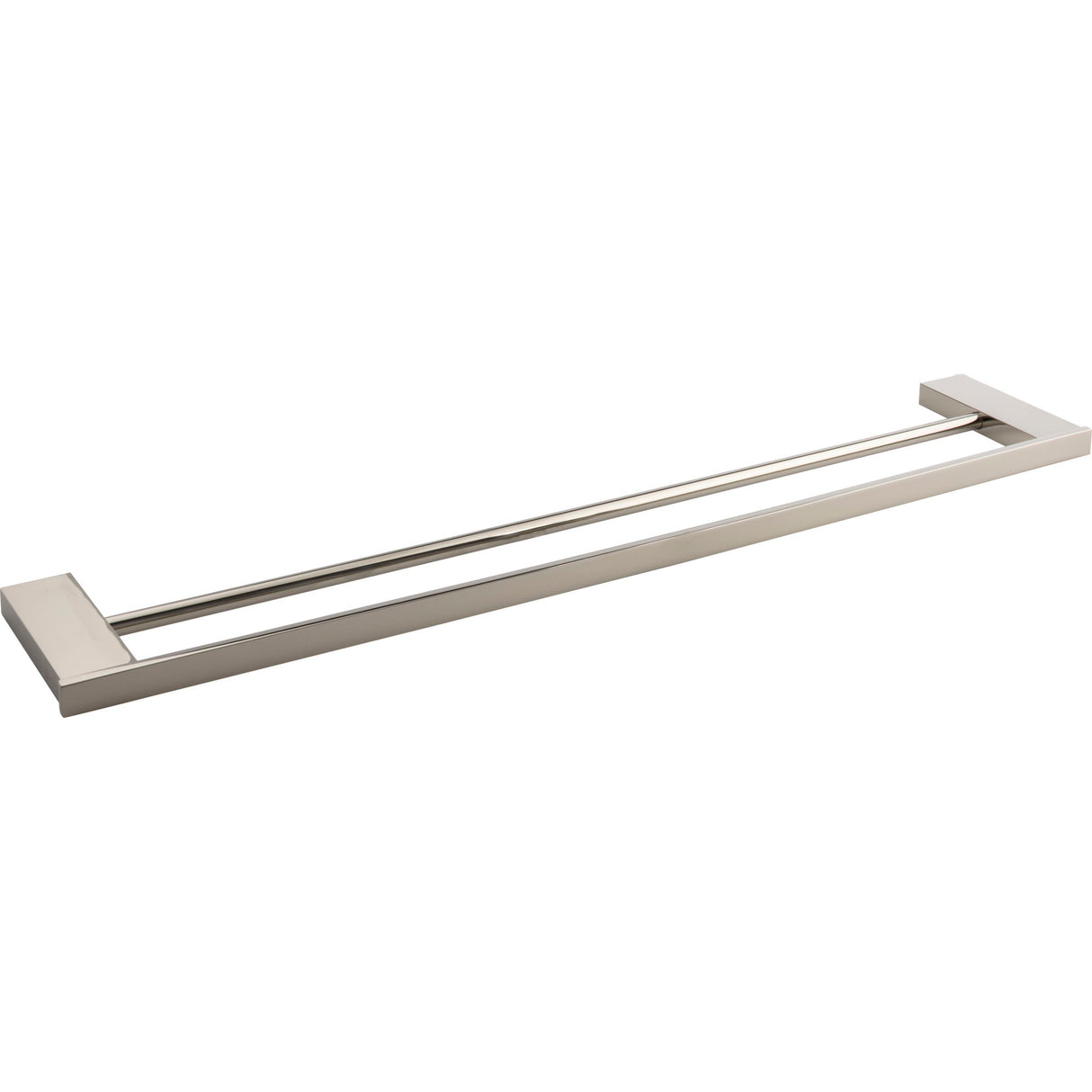 Atlas Homewares Parker Bath Towel Bar 24 Inch Double Polished Nickel