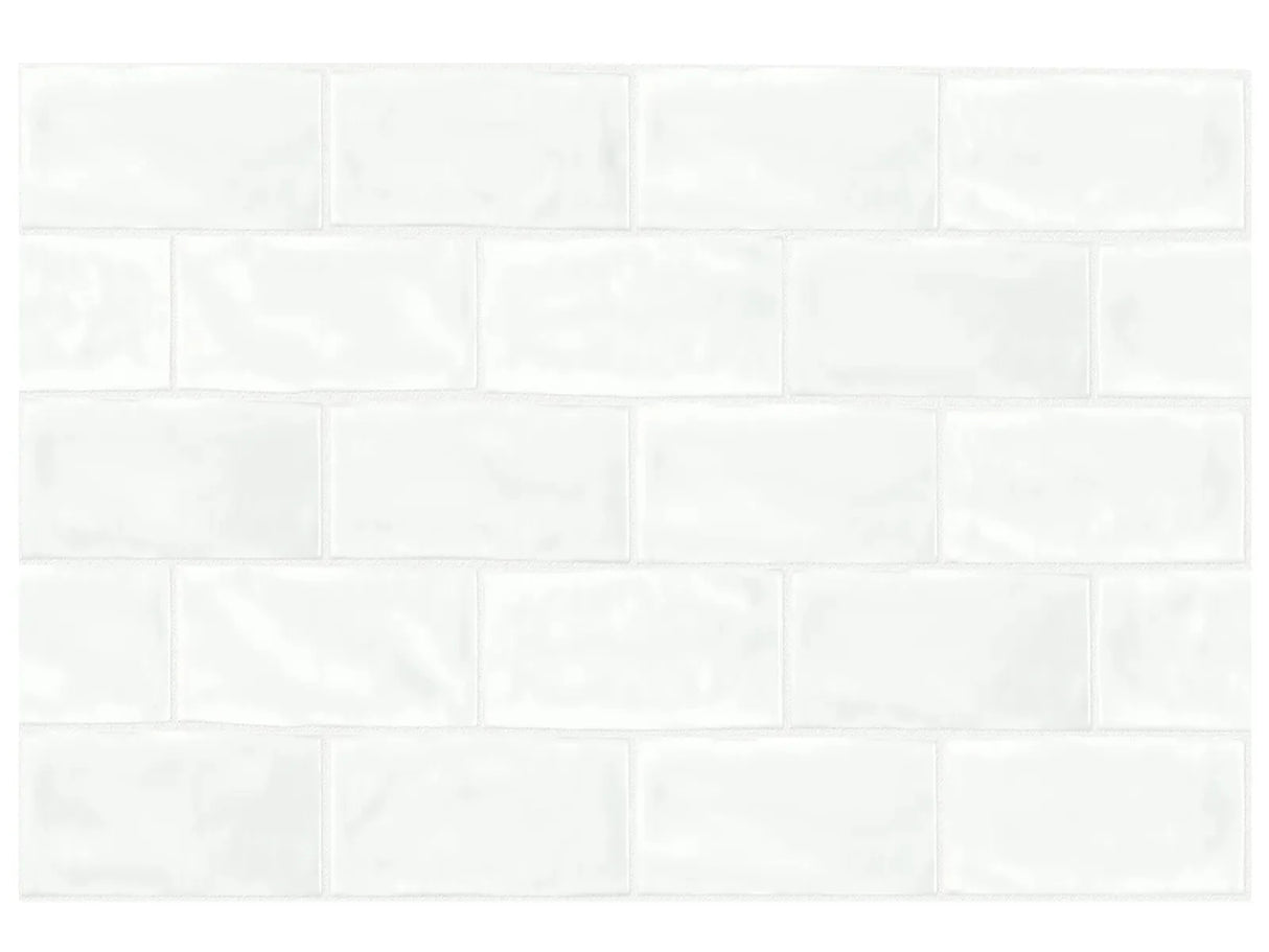Anatolia Tile 3X6 Marlow Cloud Glossy Wall 4000-0072-1 Cloud 3x6 Glossy - premium natural stone mosaic tile from Anatolia Tile, available at PoshHaus showroom in Keene, NH