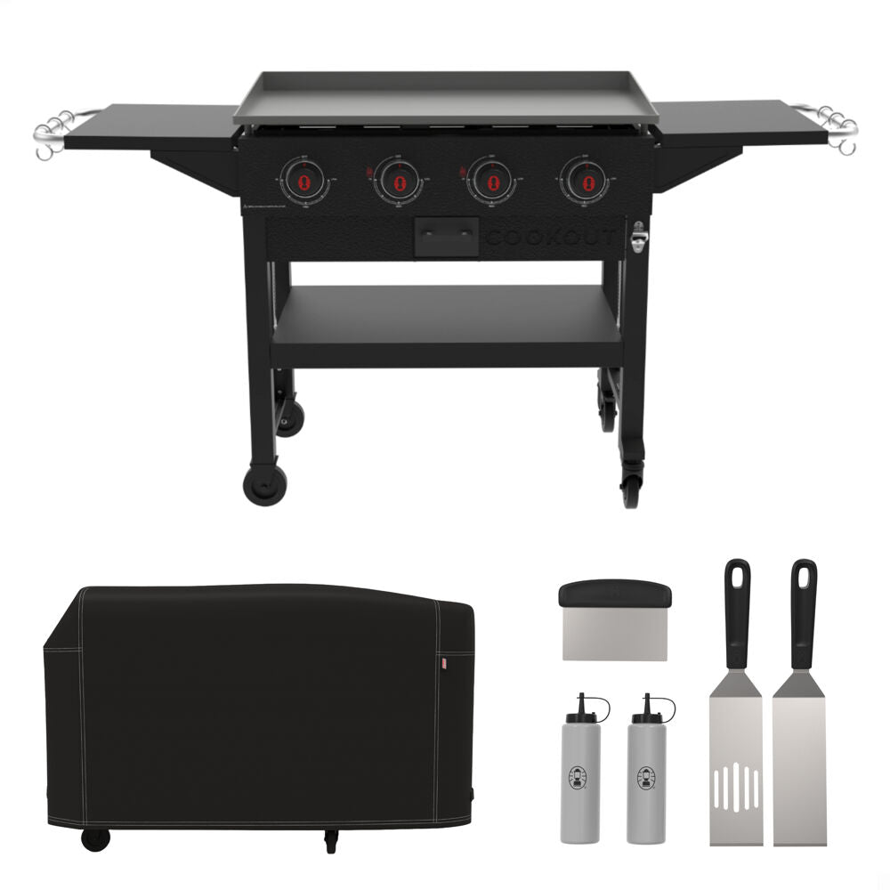 Coleman CO-500GG-3-KIT Coleman Cookout Griddle Grill 36" Cooktop w/Cover and 5 Pc Tool Set