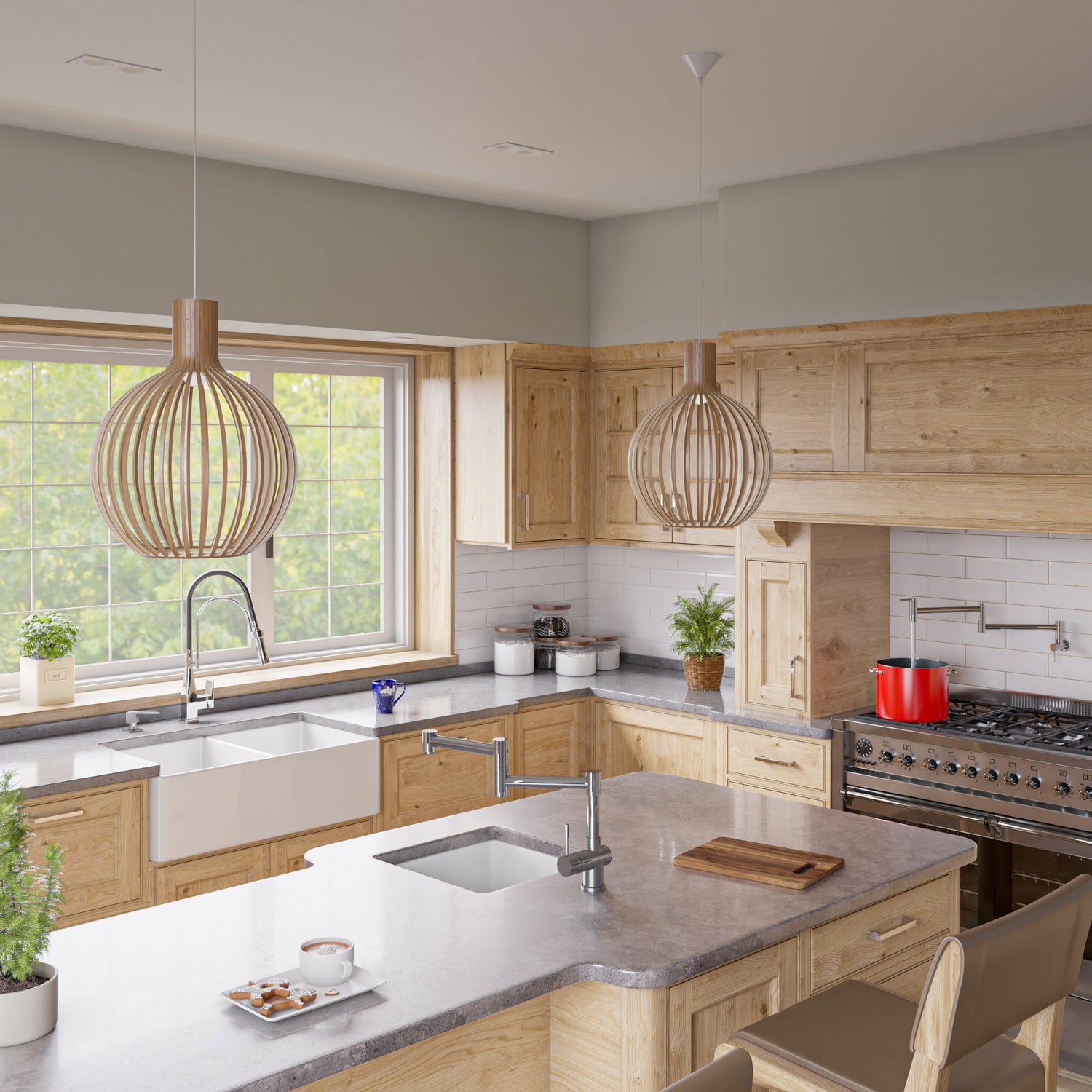 White Square 18" x 18" Undermount / Drop In Fireclay Prep Sink