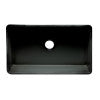 ALFI brand ABCO3320SB Concrete Color 33 inch Reversible Single Fireclay Farmhouse Kitchen Sink