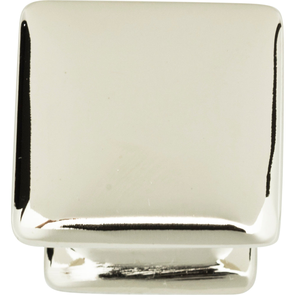 Atlas Homewares Alcott Square Knob 1 1/4 Inch Polished Nickel