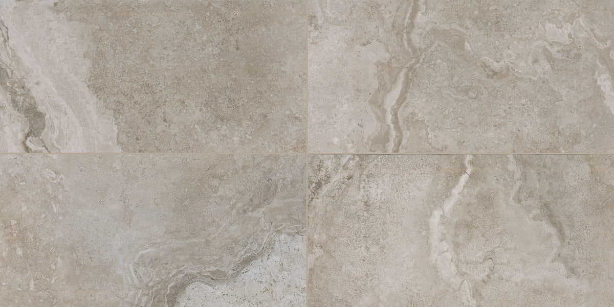 Daltile Archaia Atlas Grey Rectangle 12x24 Matte Floor Tile