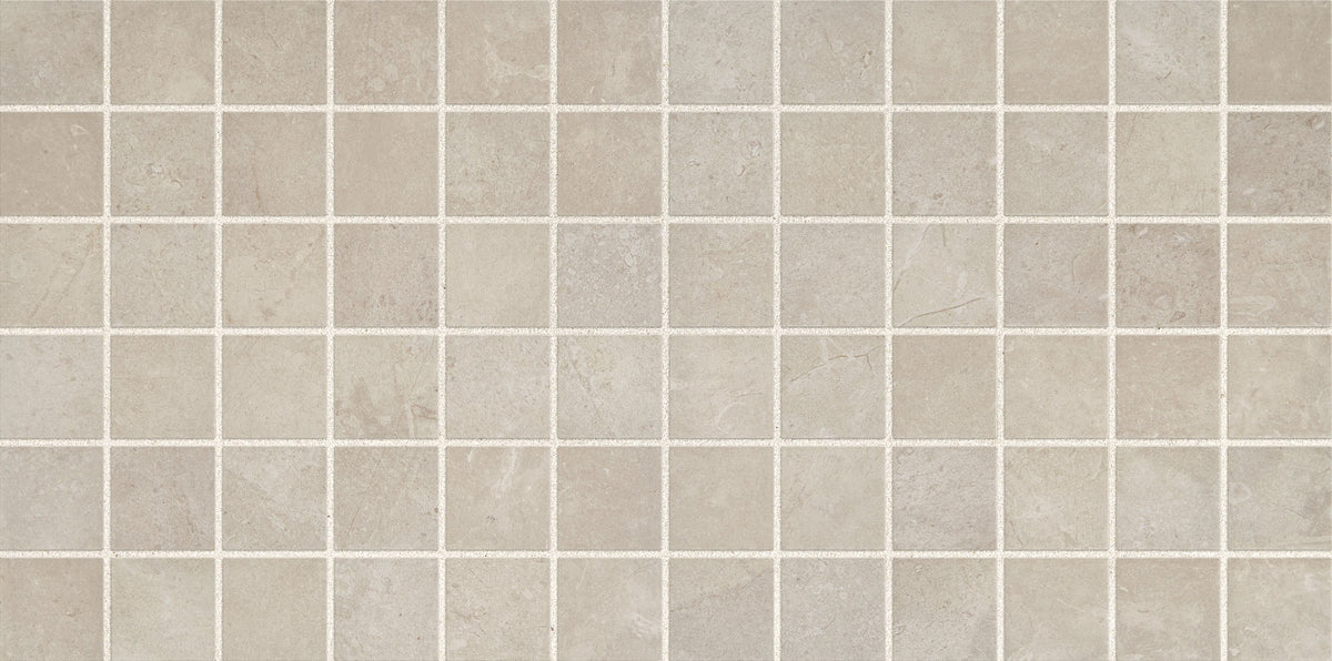 Daltile Affinity Gray Straight Joint 2x2 Matte Mosaic Tile
