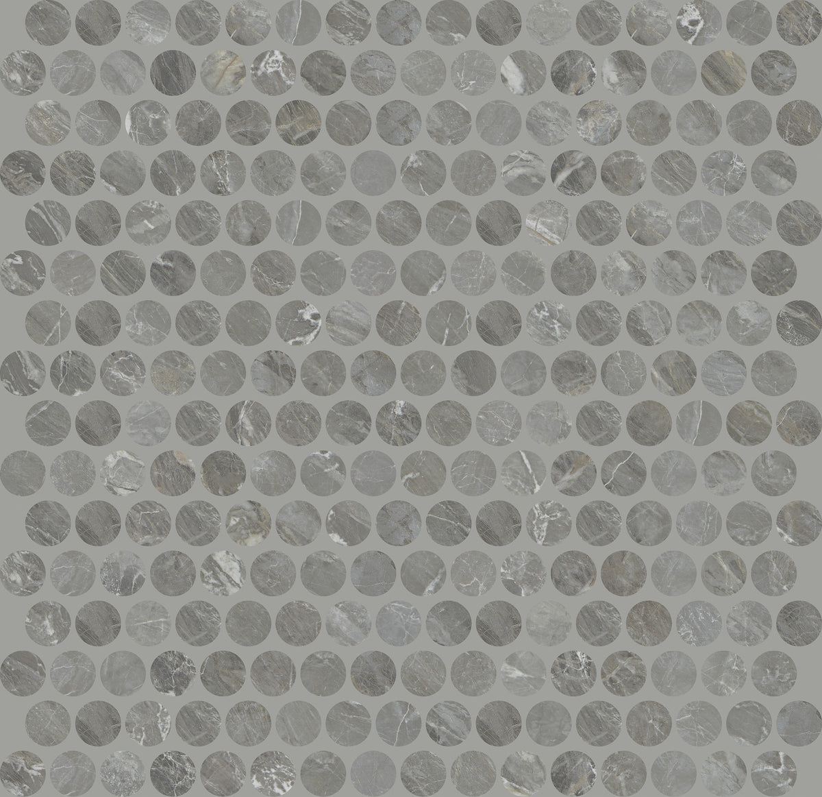 Daltile Famed Glamour Penny Rounds 3/4x3/4 Microban Matte Mosaic Tile