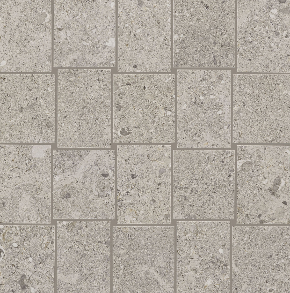 Daltile Dignitary Superior Taupe Abstract Matte Mosaic Tile