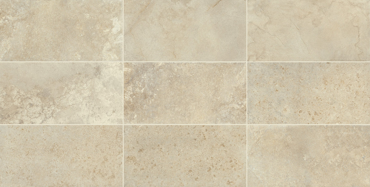 Marazzi Uniche Beige Rectangle 24x48 Matte Floor Tile