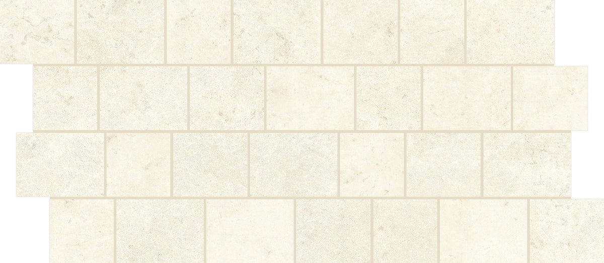 Marazzi Uniche Bianco Random Matte Mosaic Tile
