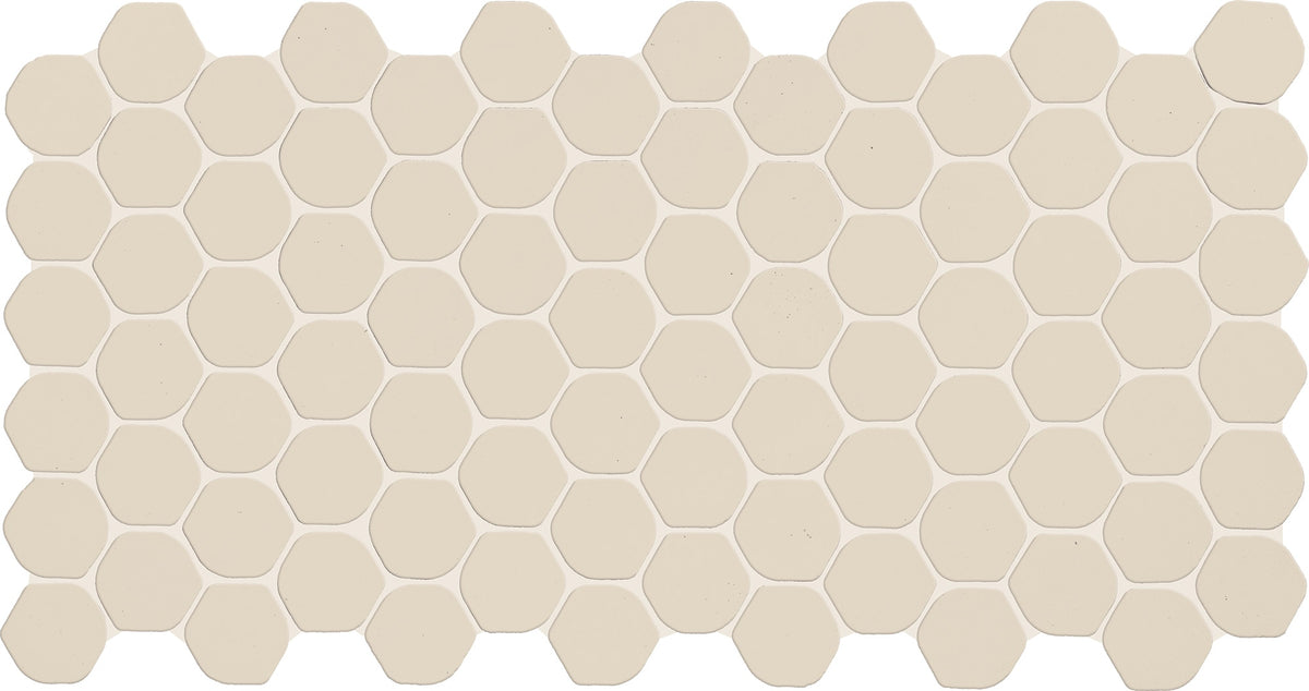 Daltile Keystones Almond SB816 Cove BC Matte Mosaic Tile Trim
