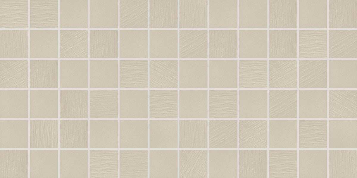Daltile Keystones Urban Putty Straight Joint 1x1 Abrasive Mosaic Tile