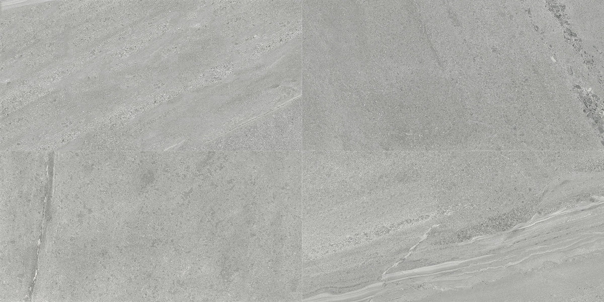 Daltile Society Park Lane Gray Rectangle 8x48 Matte Floor Tile