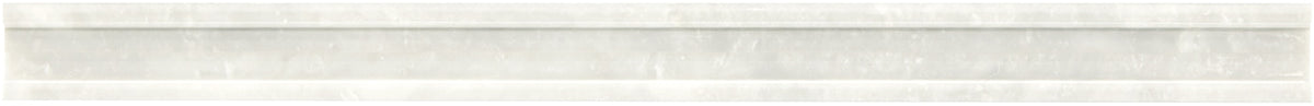 Daltile Marble Stormy Mist 112MPR Modern Pencil Rail Honed Stone Tile Trim