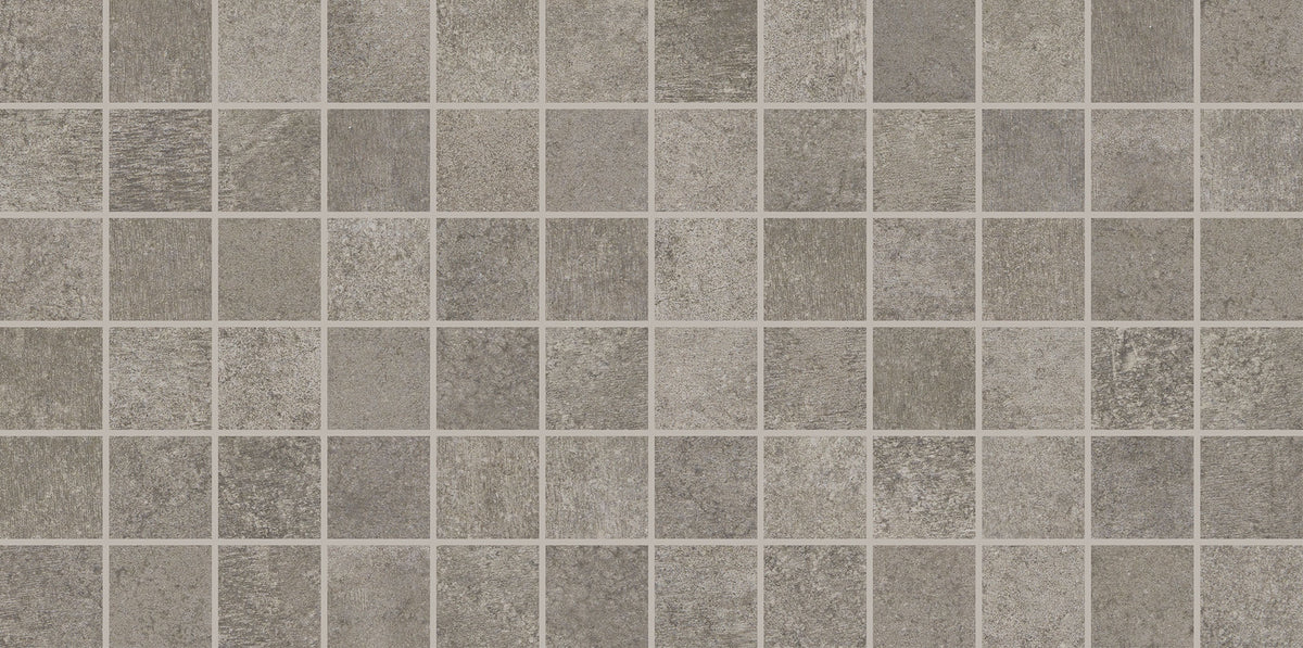 Daltile Reminiscent Reclaimed Gray Straight Joint 2x2 Matte Mosaic Tile