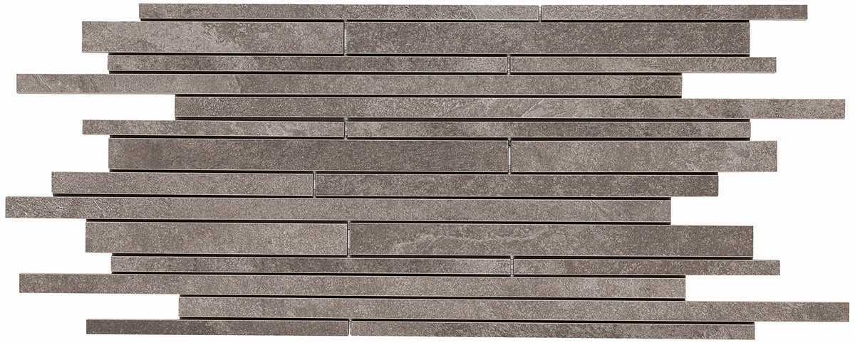 Daltile Delegate Light Grey Random Linear Matte Mosaic Tile