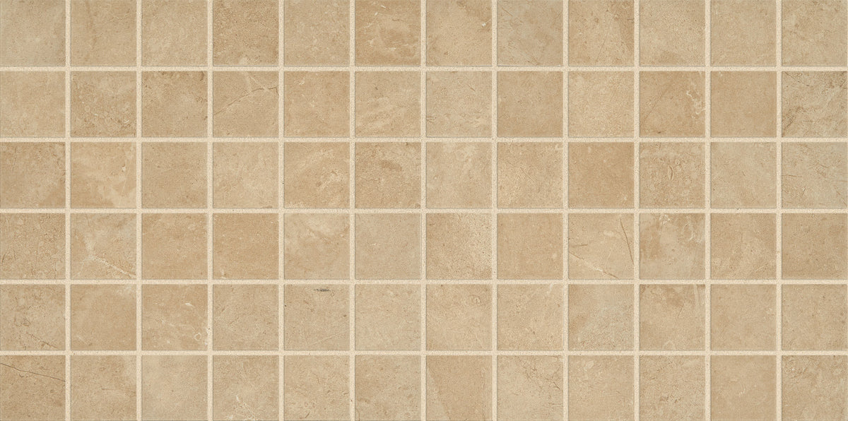 Daltile Affinity Beige Straight Joint 2x2 Matte Mosaic Tile