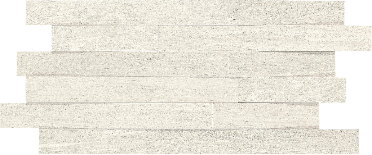 Daltile Ambassador Wanderlust White Random Linear Matte Mosaic Tile