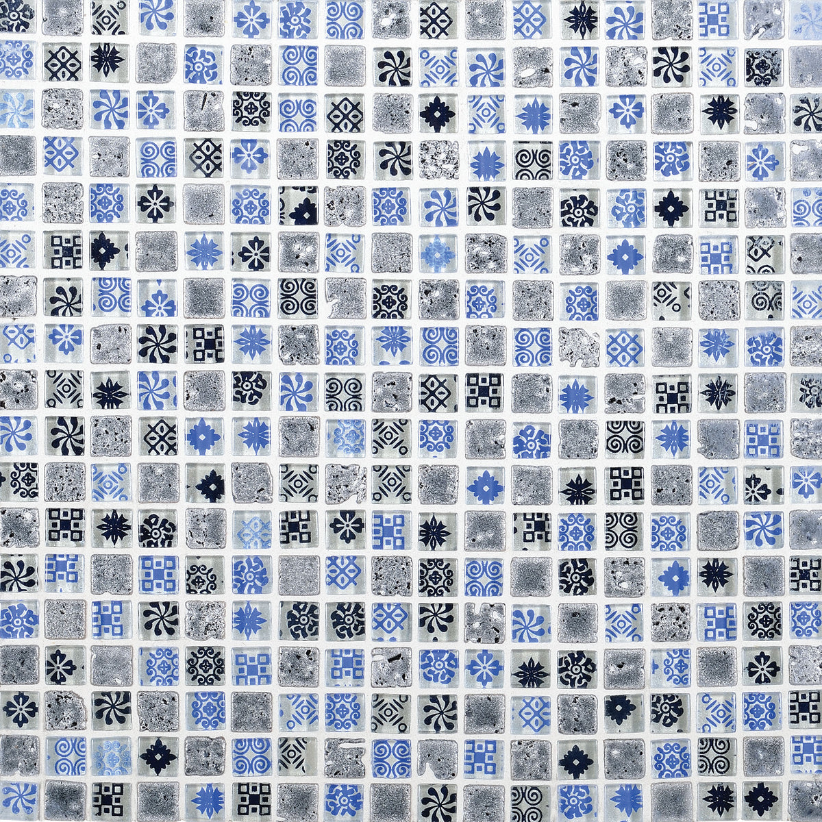 Daltile Marvel Artistry Straight Joint 5/8x5/8 Mixed Mosaic Tile