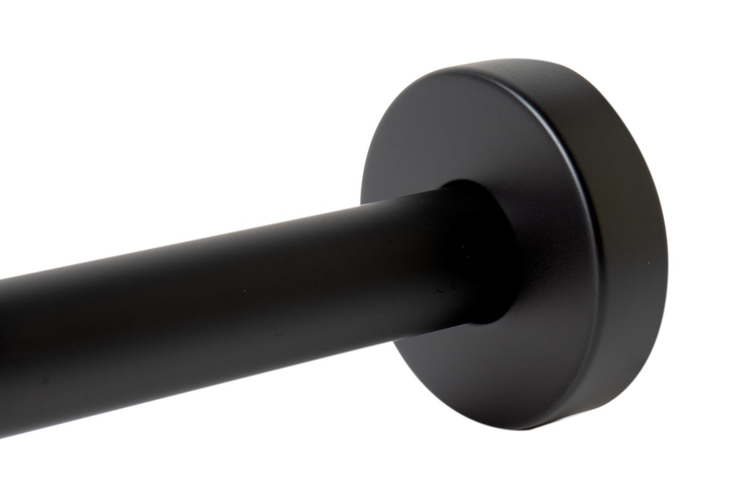 Black Matte 20" Round Wall Shower Arm