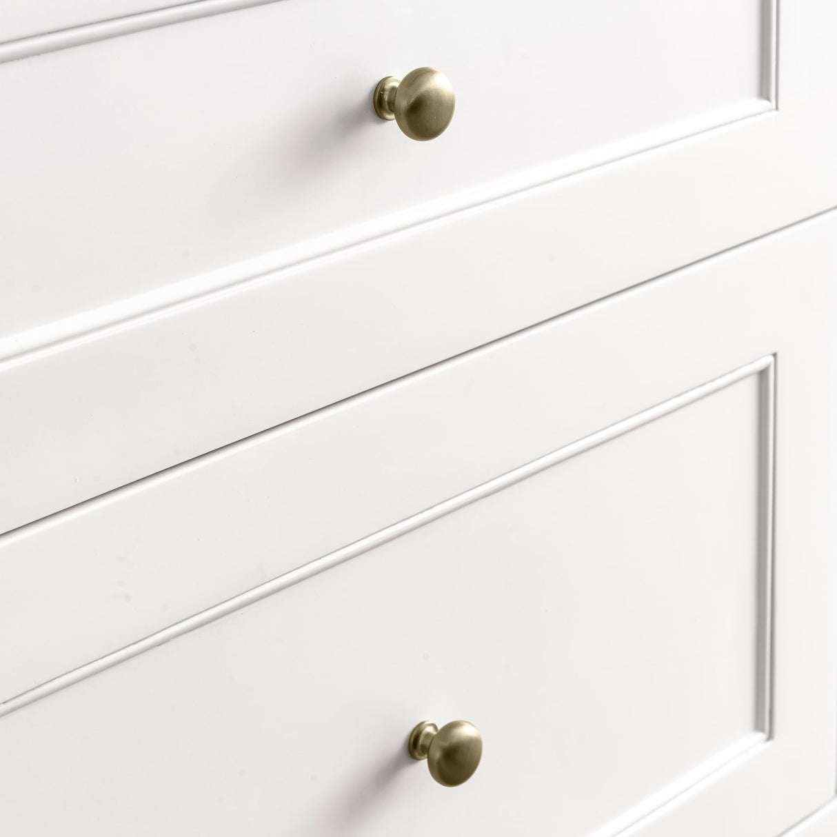 Breckenridge 48" Single Vanity, Bright White w/ 3 CM Carrara Marble Top