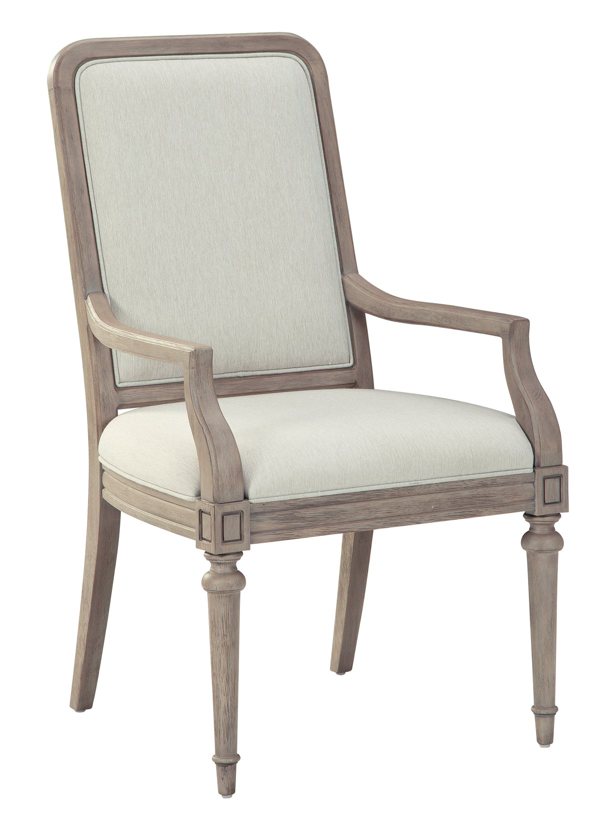 Hekman 25224 Wellington Estates 23.5in. x 25.75in. x 42in. Upholstered Dining Arm Chair