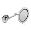 ALFI brand ABM9WLED-PC Polished Chrome Wall Mount Round 9" 5x Magnifying Cosmetic Mirror with Light