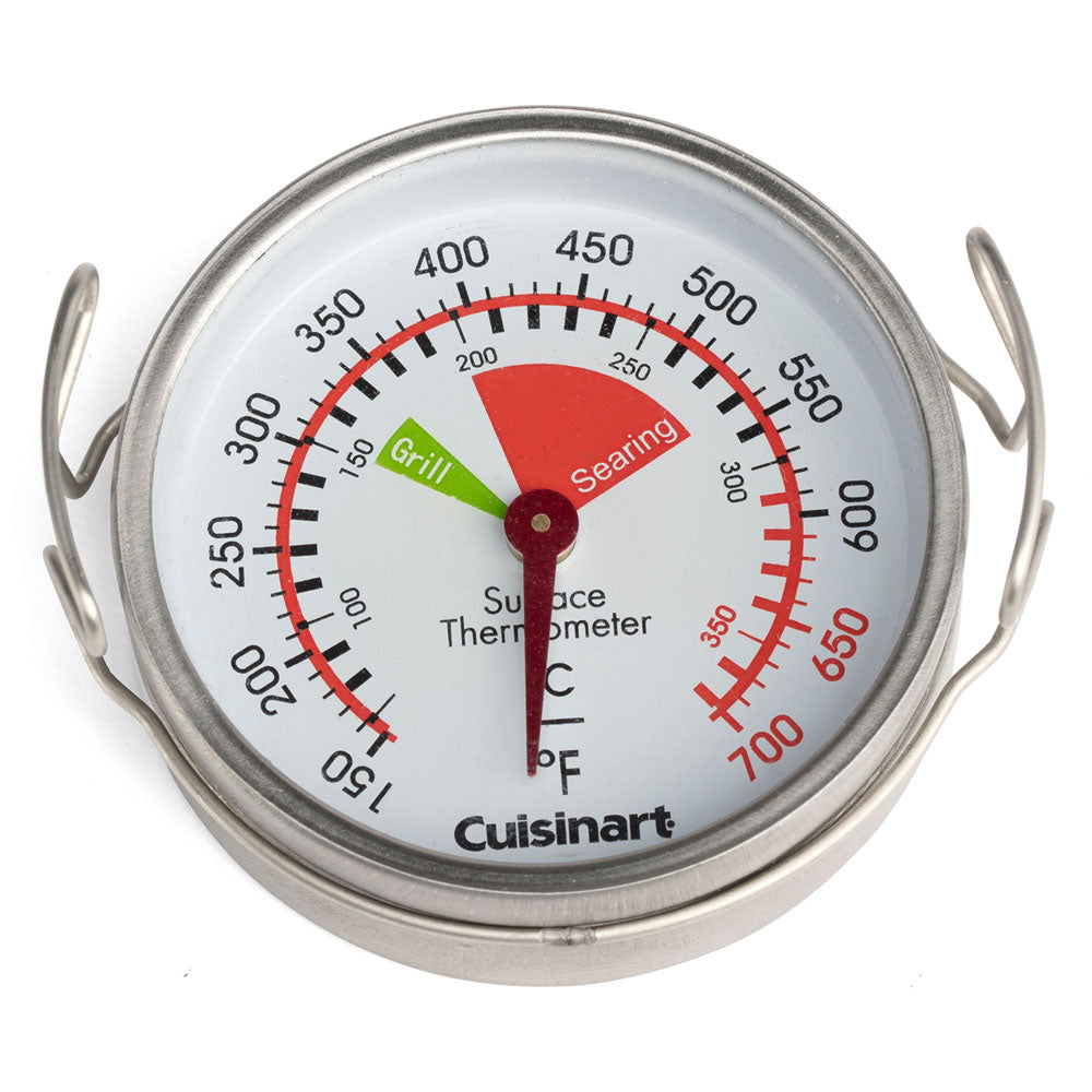 Cuisinart Grill CSG-100 Grill Surface Thermometer, Use on Grills or Smokers, Fog-Proof Screen
