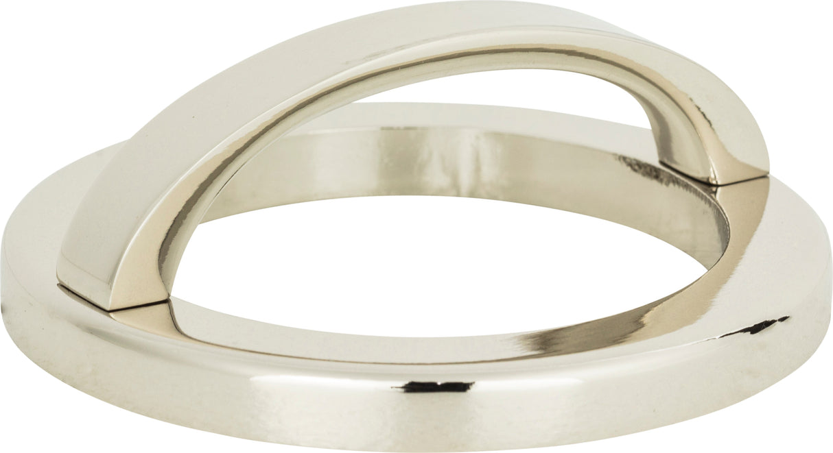 Atlas Homewares Tableau Round Base and Top 2 1/2 Inch (c-c) Polished Nickel