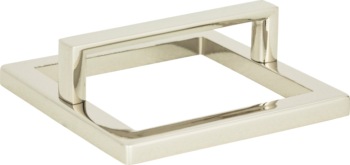 Atlas Homewares Tableau Square Base and Top 3 Inch (c-c) Polished Nickel