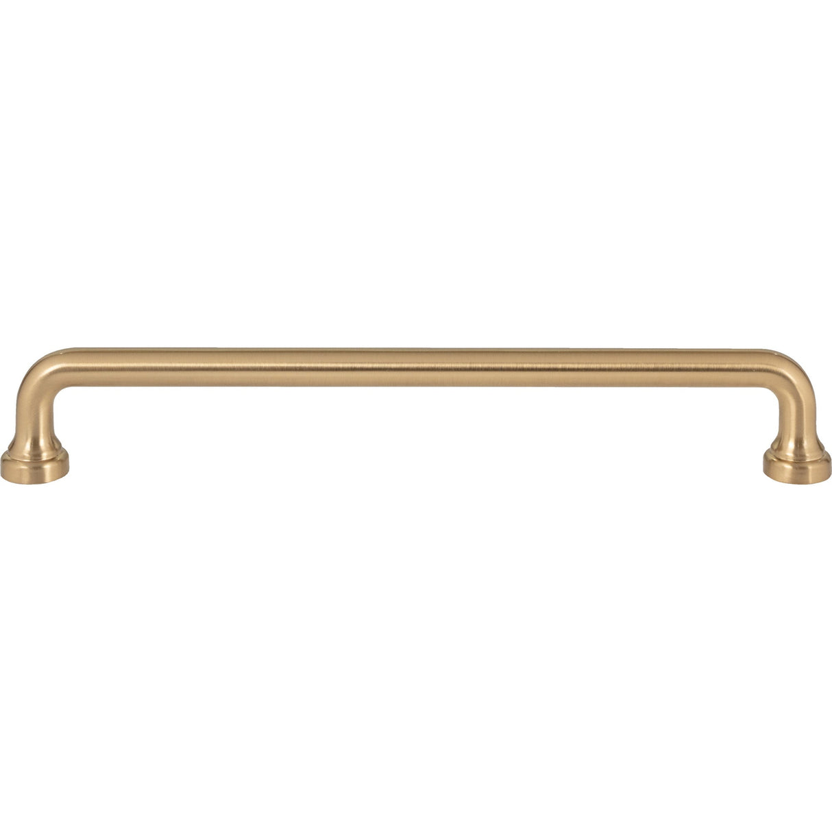 Atlas Homewares Malin Pull 7 9/16 Inch (c-c) Warm Brass