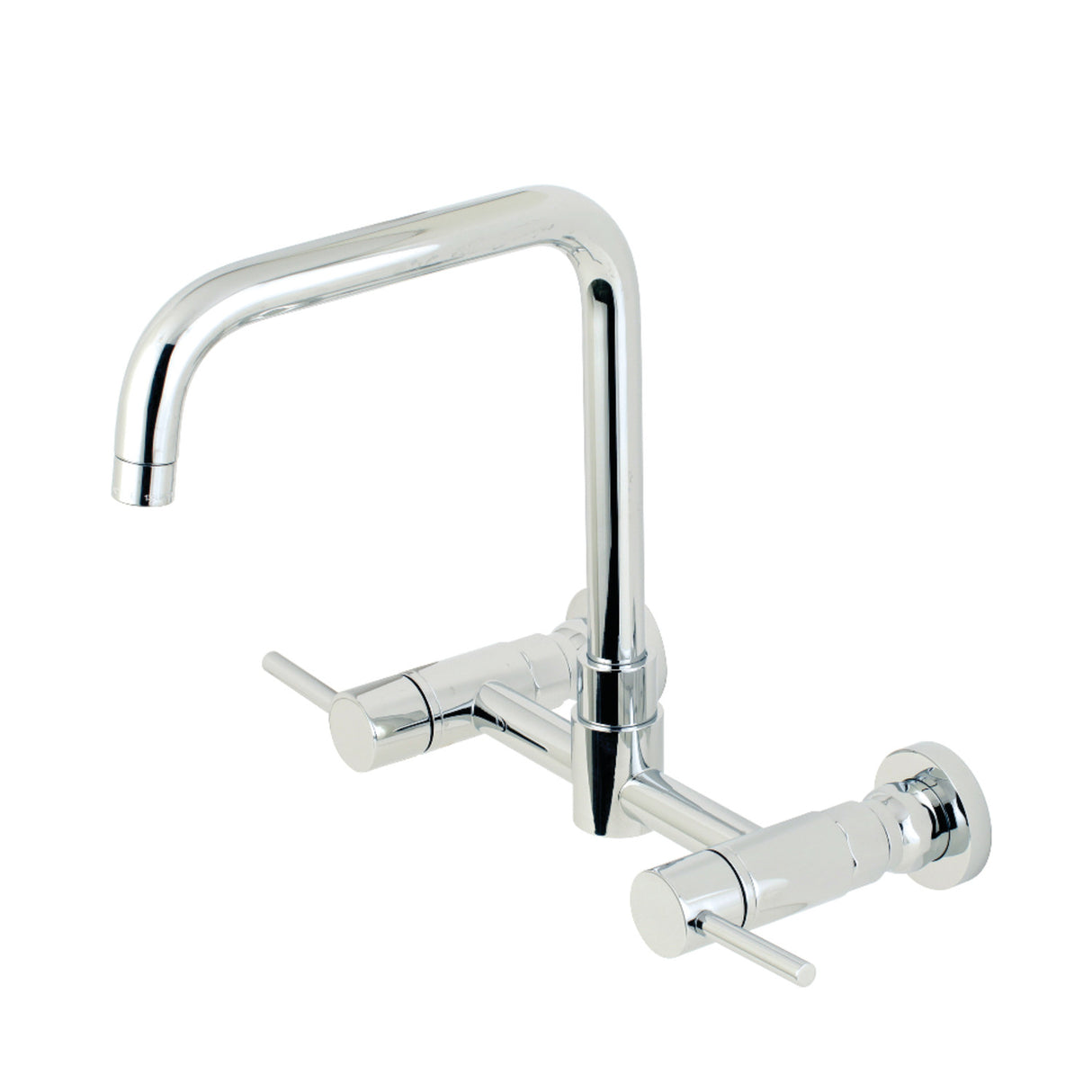 Kingston Brass Concord 8-Inch Centerset Wall Mount Kitchen Faucet, Polished Chrome