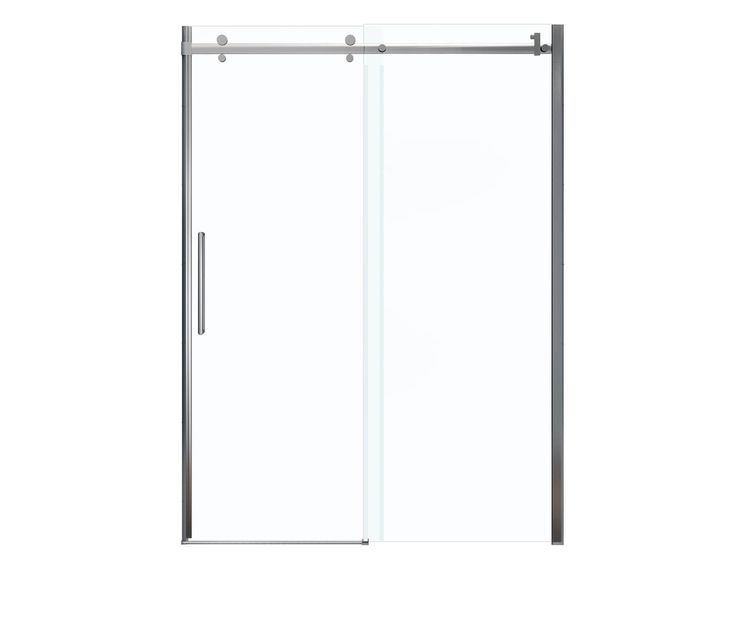 MAAX 138997-900-084-000 Halo 56 ½-59 x 78 ¾ in. 8mm Sliding Shower Door for Alcove Installation with Clear glass in Chrome