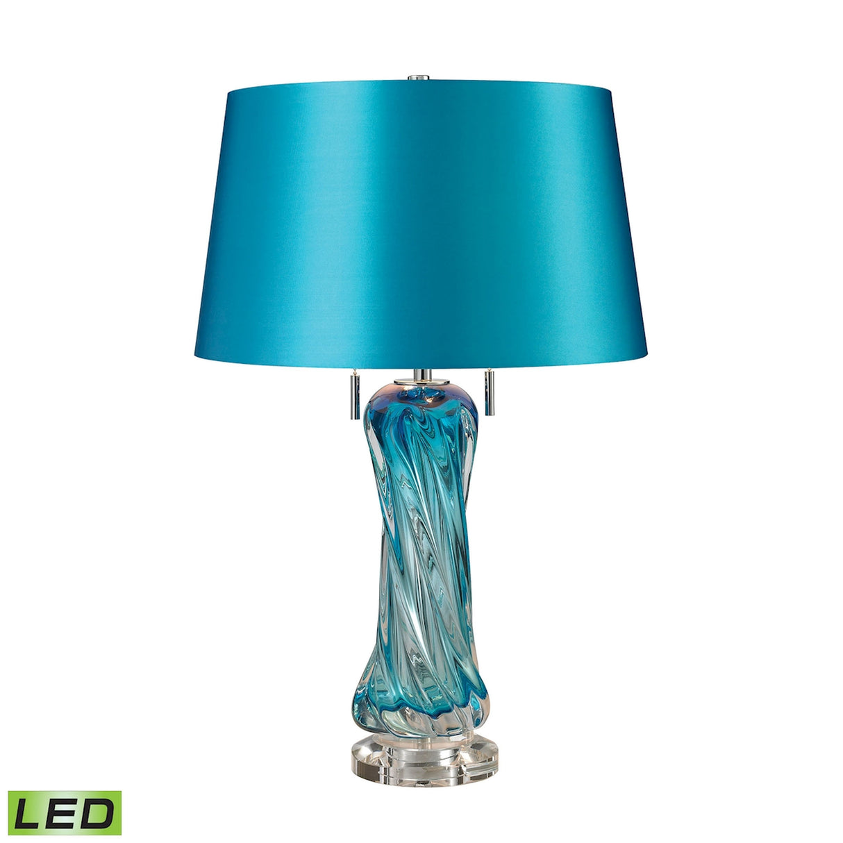 Elk D2664-LED Vergato 24'' High 2-Light Table Lamp - Blue LED