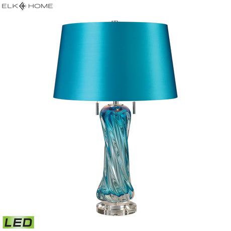 Elk D2664-LED Vergato 24'' High 2-Light Table Lamp - Blue LED