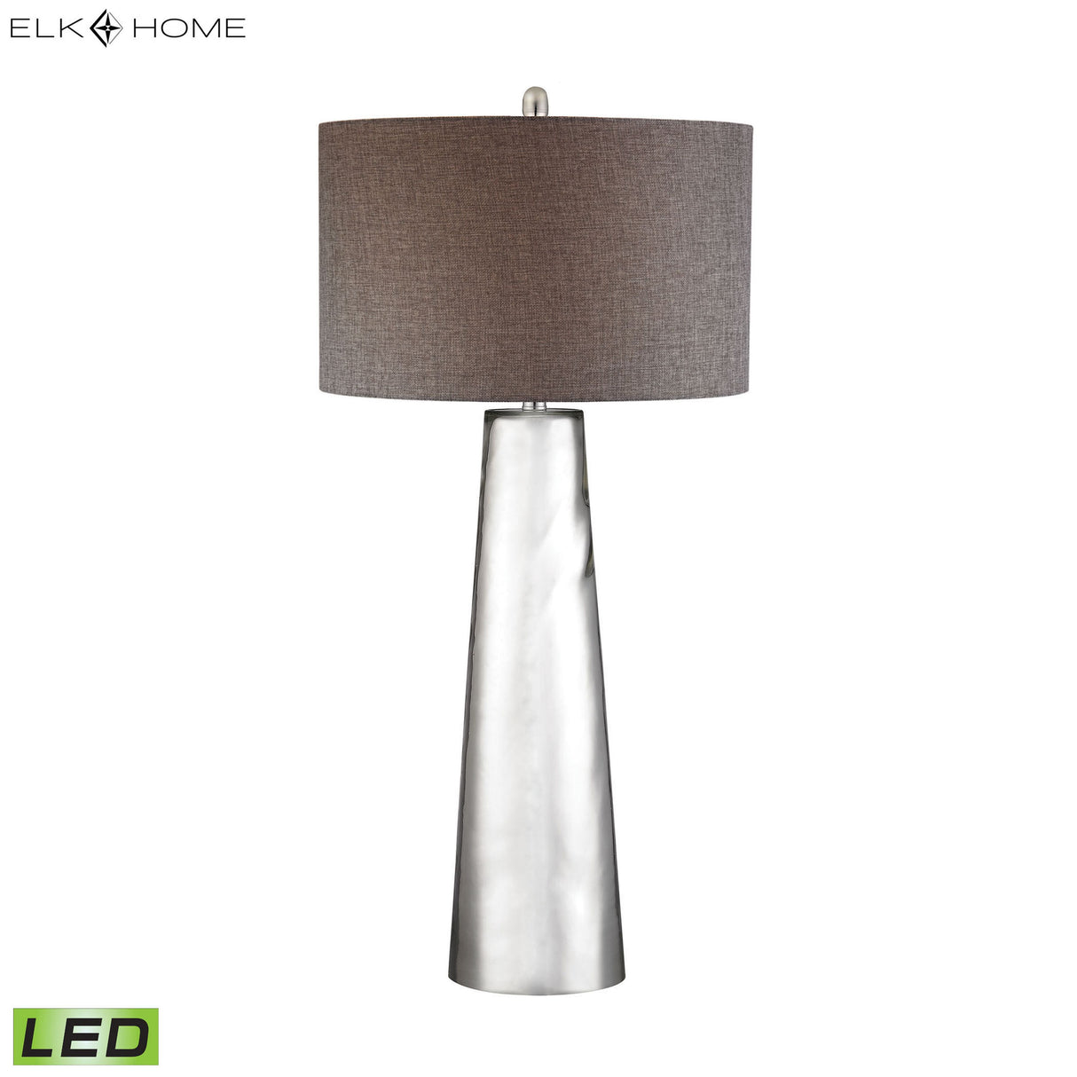 Elk D2779-LED Tapered Cylinder 37.5'' High 1-Light Table Lamp - Silver Mercury