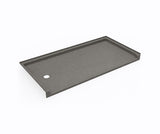 Swanstone SBF-3060LM/RM 30 x 60 Swanstone Alcove Shower Pan with Right Hand Drain Sandstone SB03060RM.215