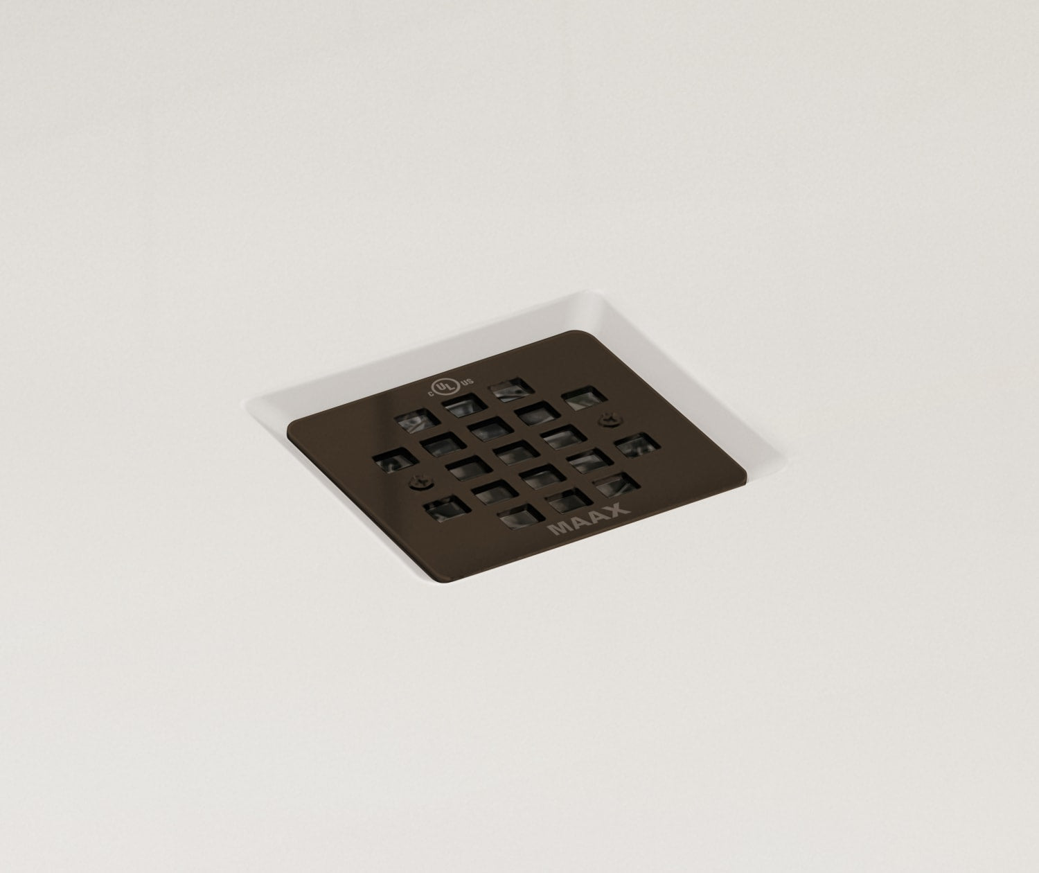MAAX 420004-503-001-100 B3Square 6030 Acrylic Corner Right Shower Base in White with Right-Hand Drain